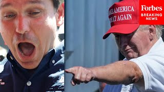 NEW VIDEO: Trump Rubs His Poll Lead In DeSantis's Face, Mocks Florida Governor After Iowa State Fair