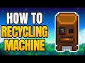 Stardew Valley – How To Get And Use The Recycling Machine | Recycle Fishing Trash Into Resources