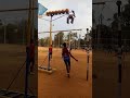 Volley ball counter shot practice