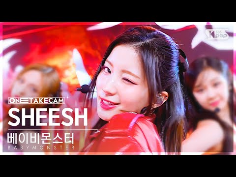 [단독샷캠4K] 베이비몬스터 'SHEESH' 단독샷 별도녹화│BABYMONSTER ONE TAKE STAGE│@SBS Inkigayo 240421