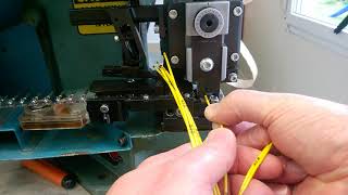 Crimping Deutsch Terminals using our Ocean Press tooling