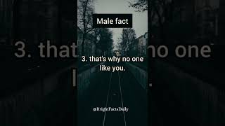 Interesting Psychology Facts about Male.
