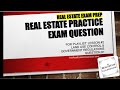 Real Estate Practice Exam Questions | Lesson #2 - Land Use Controls & Government Regulations