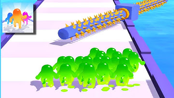 Jelly Clash 3D : All Levels Gameplay ios-android ( Levels 11-17 )