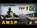 PEGUEI TOP 1 BRASIL NO SIMULADOR DE KART - KARTKRAFT - AMSP