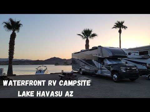 Waterfront RV campsite on Lake Havasu, AZ