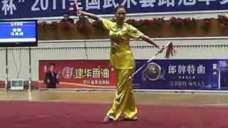 2011 China Traditional Wushu Nationals / Shuang Jian - Ma LingJuan (Anhui)