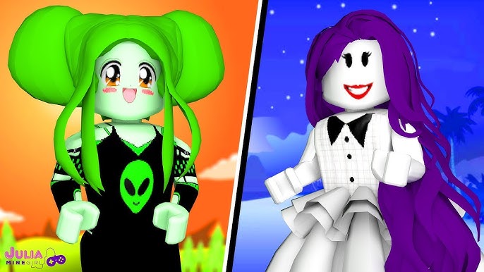 Roblox - GAROTA ARCO-ÍRIS vs GAROTA KAWAII (Batalha de Looks