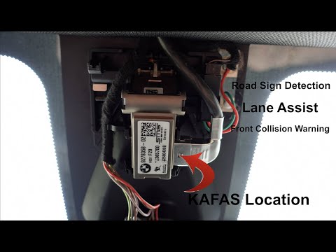 BMW F Series KAFAS Location / Lane Assist / Front Collision Warning / Road Sign Detection