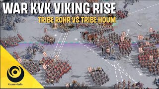 WAR VIKING RISE KVK KINGDOM MAYHEM RohR VS HOUM | VIKING RISE INDONESIA