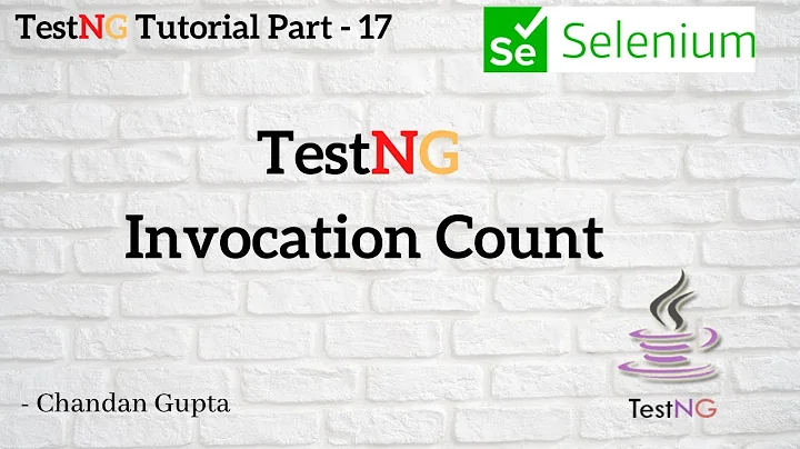 Invocation Count | Run a Test multiple times using TestNG | TestNG Tutorial Part #17