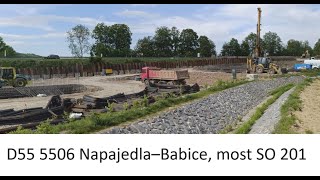 D55 5506 Napajedla-Babice, most SO 201 - duben 2024