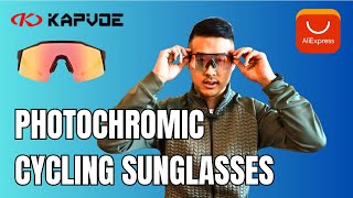 Best Cycling Sunglasses On AliExpress - Kapvoe Photochromic Review screenshot 1