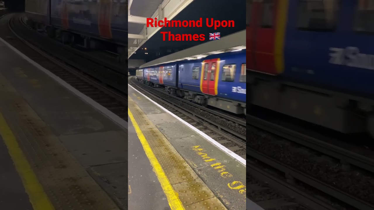 Richmond Upon Thames Train Station London England UK 🇬🇧 Early Morning