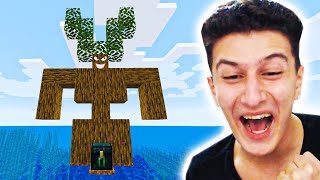 BİLGE AĞAÇ BULDUM 👽 Minecraft 12