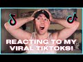 REACTING TO MY MOST VIRAL TIKTOKS!