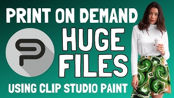 Creating HUGE patterns for Print on Demand using Clip Studio Paint