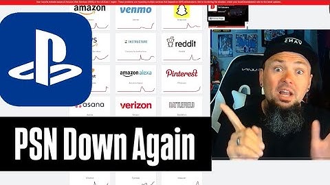 PlayStation Network DOWN today "PSN offline 2025 Amazon Web Services"