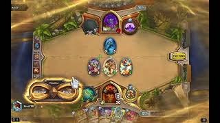 Hearthstone Stadium Announcer Equips Shepherds Crook Vs Umpires Grasp