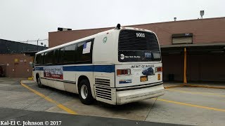 *LOUD Air Start/Depart* MTAB: 1996 Novabus T80206 RTS #9003 on a Howard Beach bound Q41