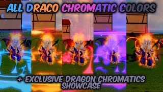 EXCLUSIVE DRAGON CHROMATIC SKINS + DRACO CHROMATIC COLOR SHOWCASE | Blox Fruits screenshot 1