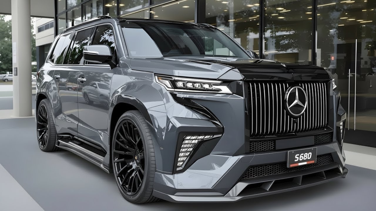 Первый взгляд на совершенно новый Mercedes Maybach S680 2026 года — лучший роскошный внедорожник ...