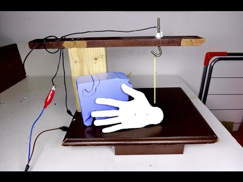 How To Make A Quick Foam Cutter - Strafor Kesme Makinesi - Sıcak Tel - Hot Wire