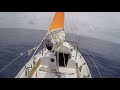 S3//EP10 Day 10.  Setting the Trysail, Laundry at Sea, More Lightening.  Solo Offshore 1,550 Miles.