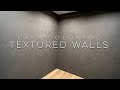Fast and easy modern textured wall finish