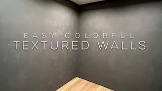 Fast and Easy Modern Textured Wall Finish!