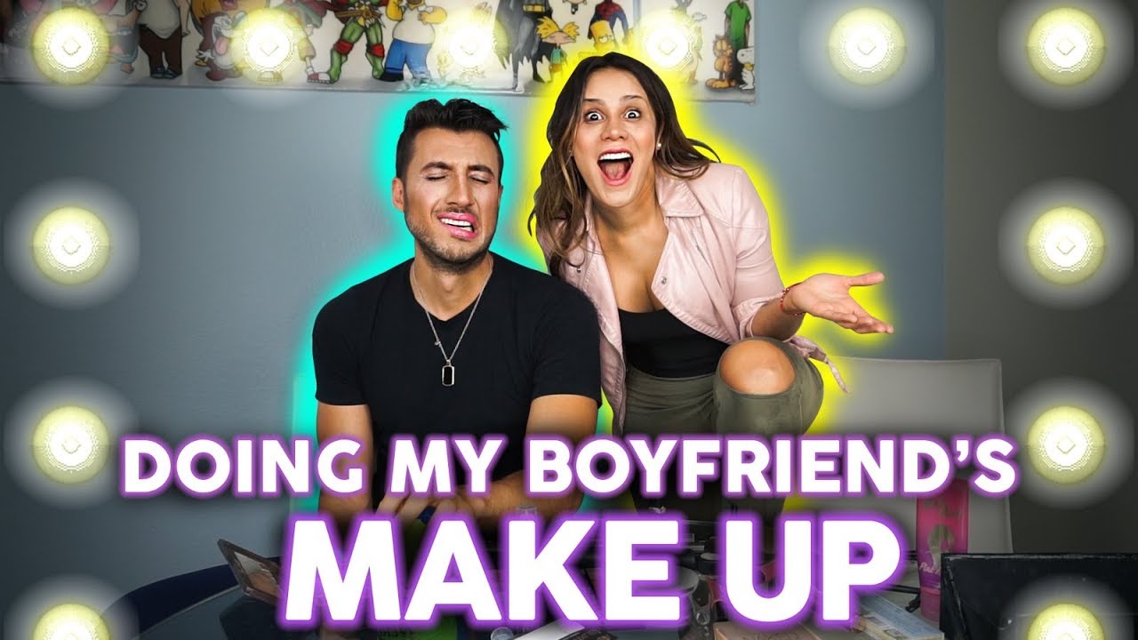 I Did My Boyfriend's Makeup!! He's So MAD!!! | The Royalty Family
