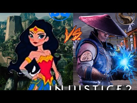Injustice 2:Wonder Woman Vs Raiden - YouTube