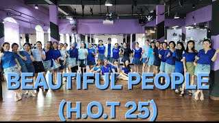 BEAUTIFULPEOPLE (H.O.T 25) LINE DANCE || PHRASED INTERMEDIATE || SALSA SHINE || THE BACKBONE || 2025