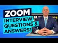 ZOOM Interview Questions & Answers! (How to PASS an Online Zoom Interview!)