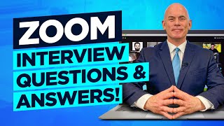 ZOOM Interview Questions & Answers! (How to PASS an Online Zoom Interview!)