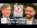 “Should a Discreet Wee Go Unpunished?” Fines for Weeing in the Woods | Good Morning Britain