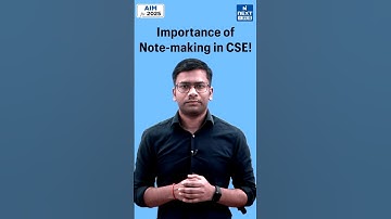 Importance of Notes Making in UPSC - AIM Program for CSE 2025 #upsc #shorts