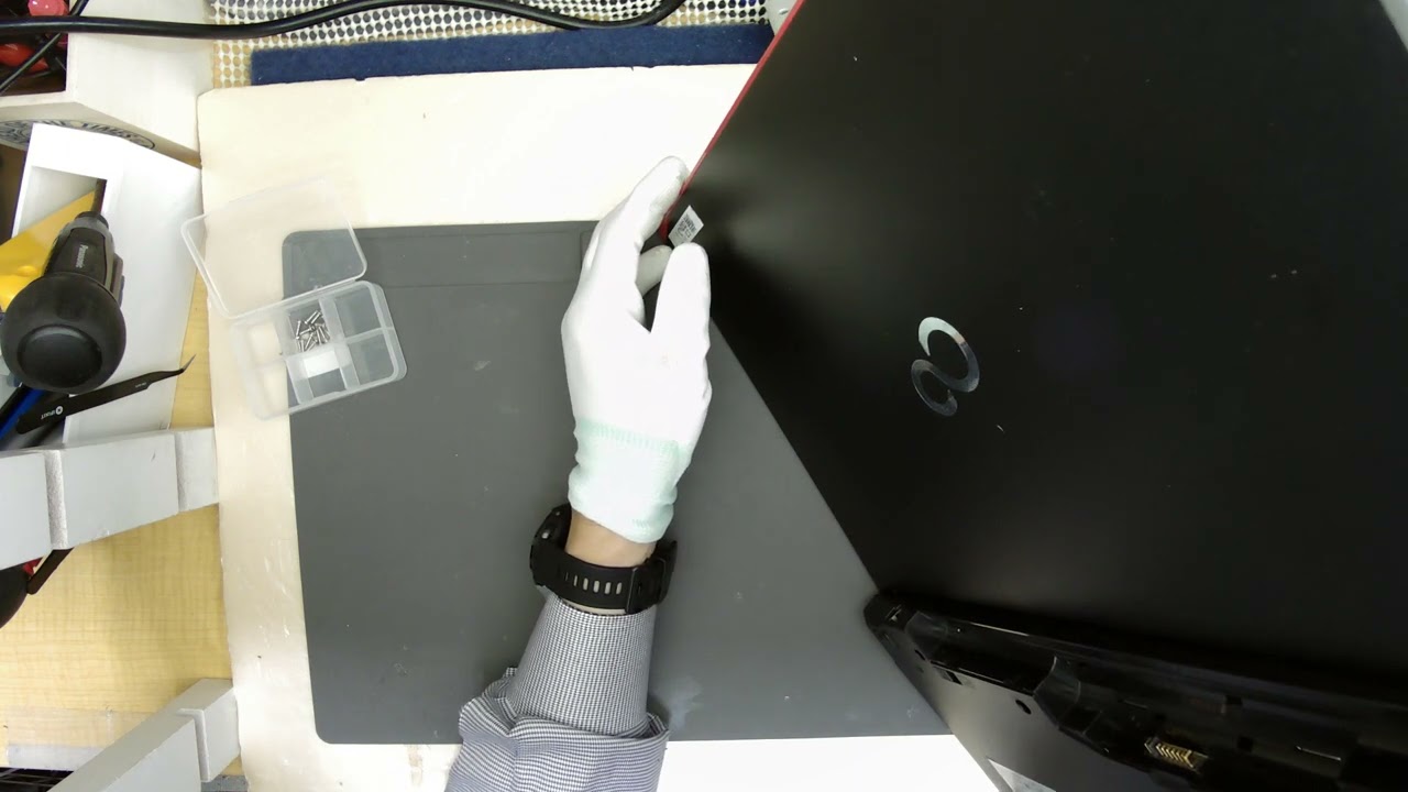 富士通 Fujitsu Lifebook FMVA2201TP HDD 分解 Disassembly - YouTube