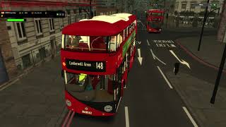 OMSI 2: Route 148 - Marble Arch to Camberwell Green, Map - Add-On London