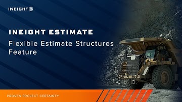 Demo of Flexible Estimate Structures | InEight Estimate Feature