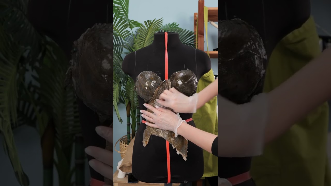 Creating a bodysuit out of fish skin! 