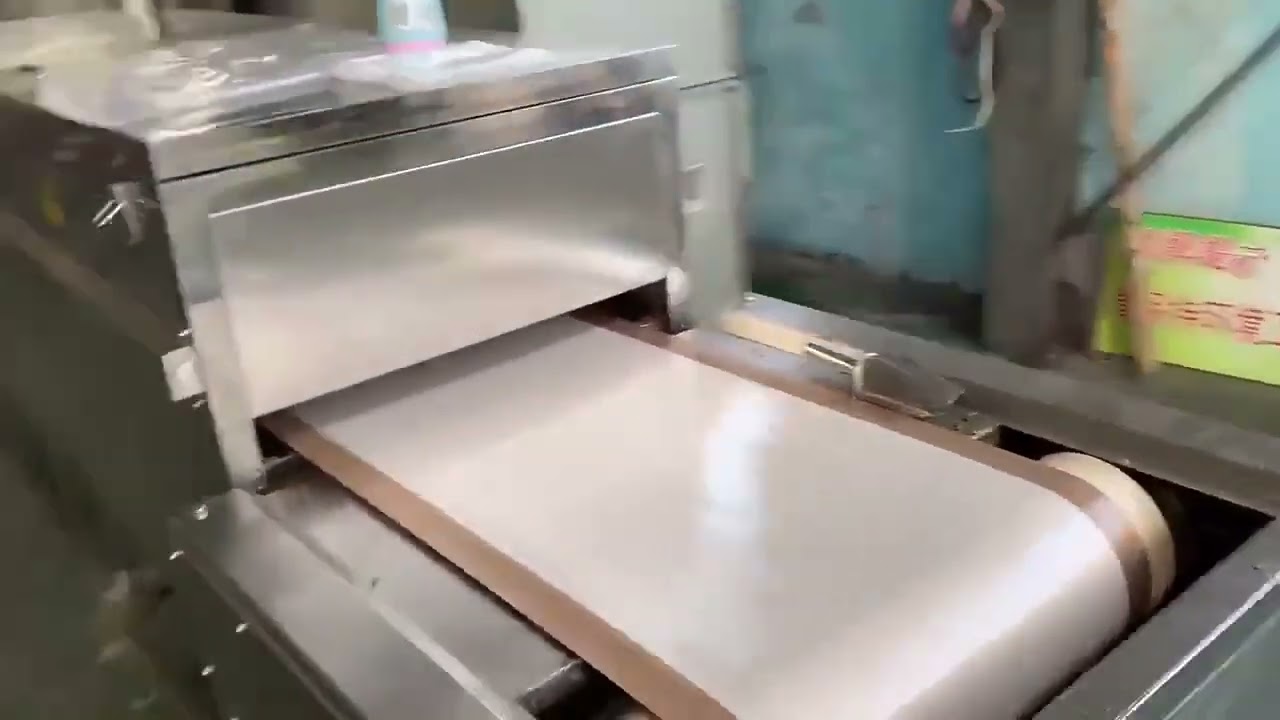 Tunnel type microwave tea dryer 100kg/H