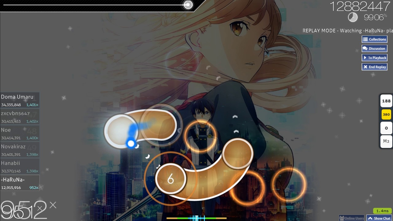 Osu Sword Art Online Op2 Innocence Insane 93 3 Rank A By Aderbal Neves Calmeto Junior