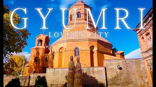 GYUMRI, Lover's City, Armenia, Walking Tour Part 03, October 25, 2023, 4K 60fps