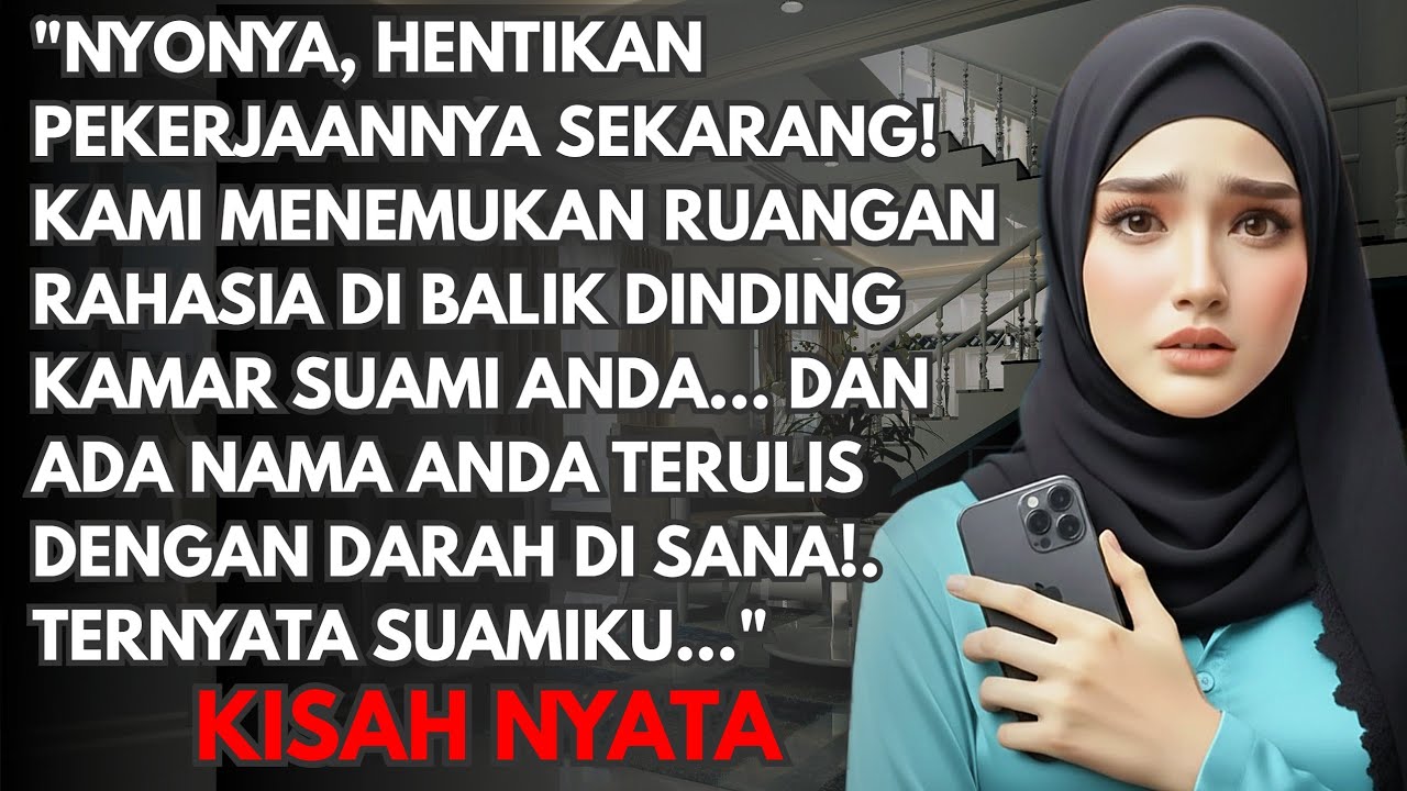 NYONYA BERHENTI! ADA RUANG RAHASIA DI KAMAR SUAMI ANDA NAMA IBU TERTULIS DENGAN DARAH! - TERNYATA...
