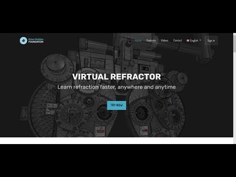 Brien Holden Foundation Virtual Refractor Demo