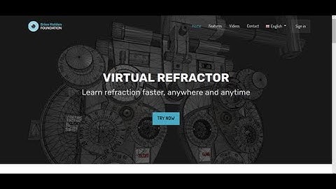Brien Holden Foundation Virtual Refractor Demo