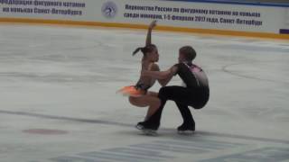 2017 Russian Jr Nationals - Albina Sokur / Roman Pleshkov FS