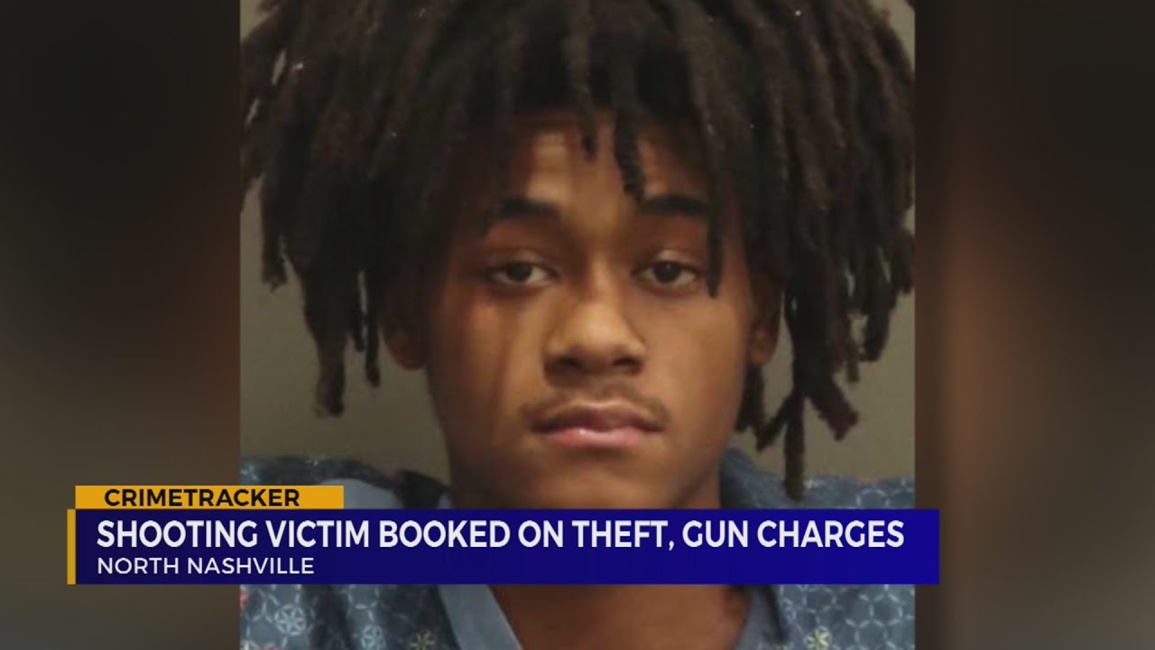 North Nashville shooting victim booked on theft, gun charges - YouTube