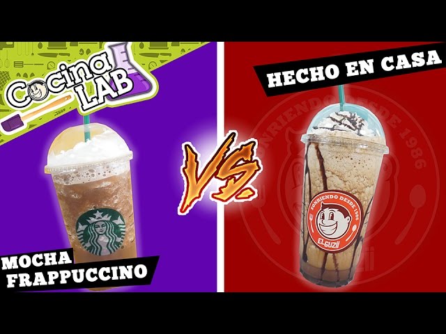 STARBUCKS "MOCHA FRAPP" vs HECHO EN CASA (EP. 2) | COCINA LAB | EL GUZII | El Guzii